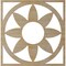 Ekena Millwork Blume Wood Fretwork Pierced Ceiling Medallion, Birch, 22"OD x 7 5/8"ID x 1/4"T CMWP22X22X0250BLBI - alternate 4